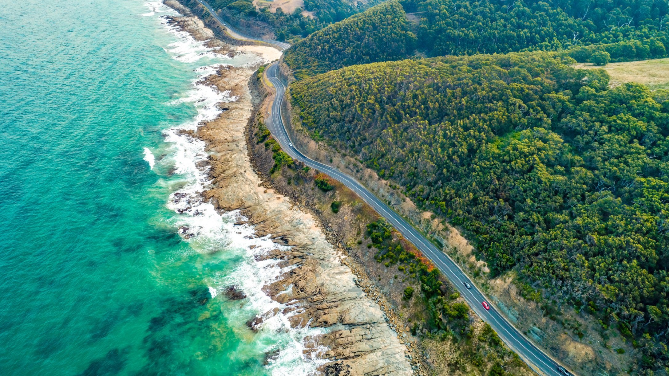 Riding on the Edge - coastal drive