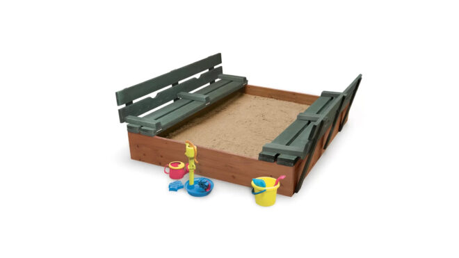 sand box with seats