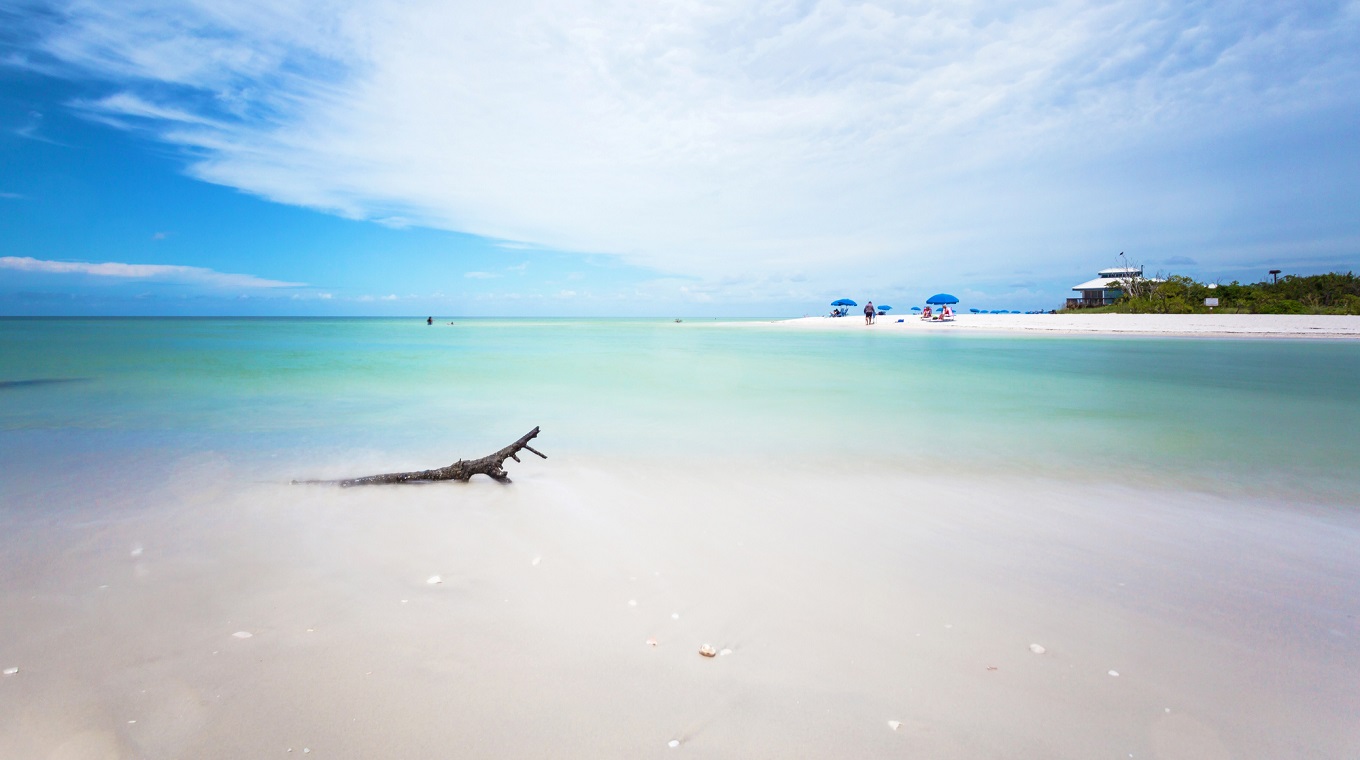 Clam Pass Park in Naples, southern Florida USA