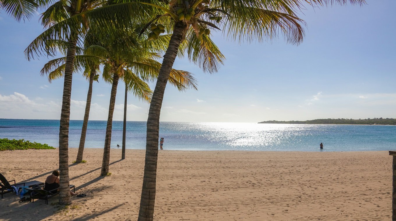 Natadola beach on Viti Levu, Fiji islands