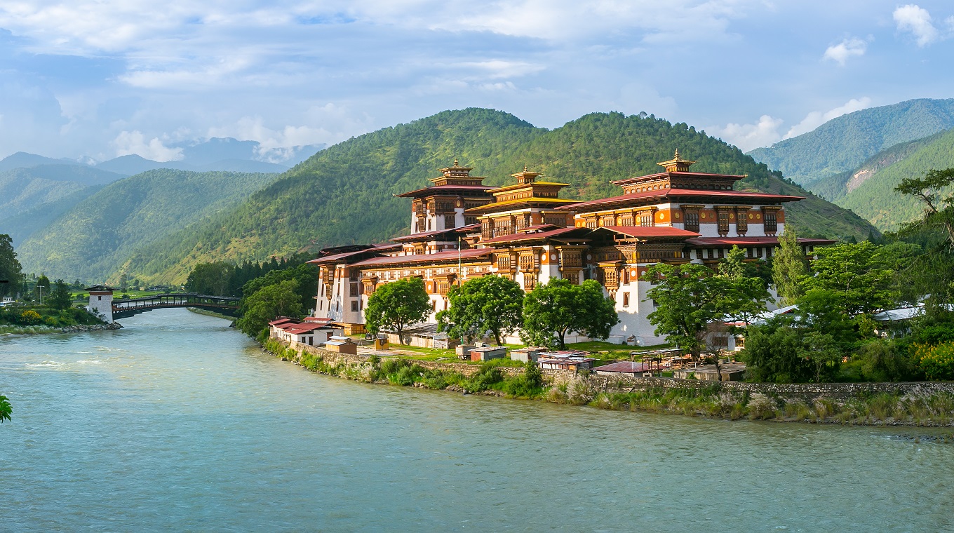 Punakha Dzong Monastery, Punakha, Bhutan