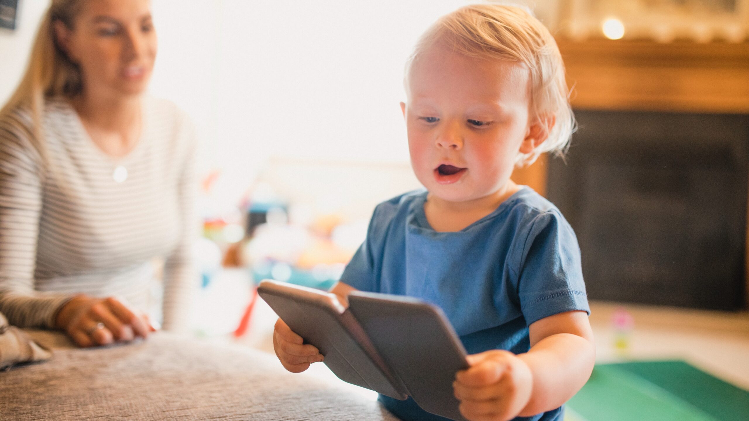 Baby on the phone