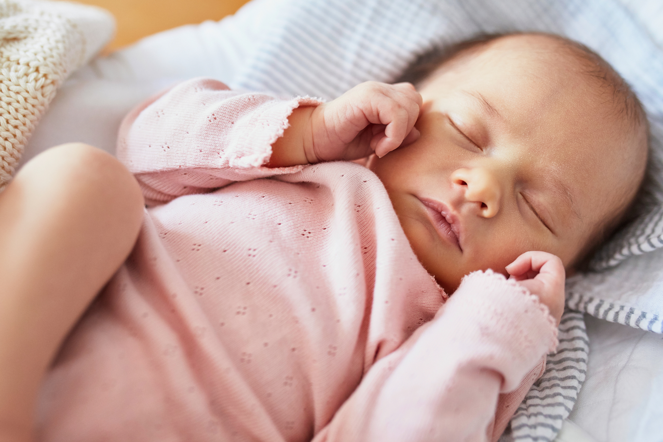 Newborn baby sleeping