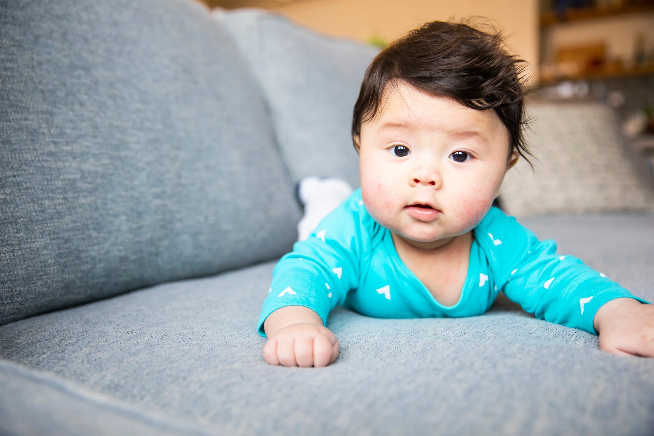 Adorable Chinese American Baby Portrait