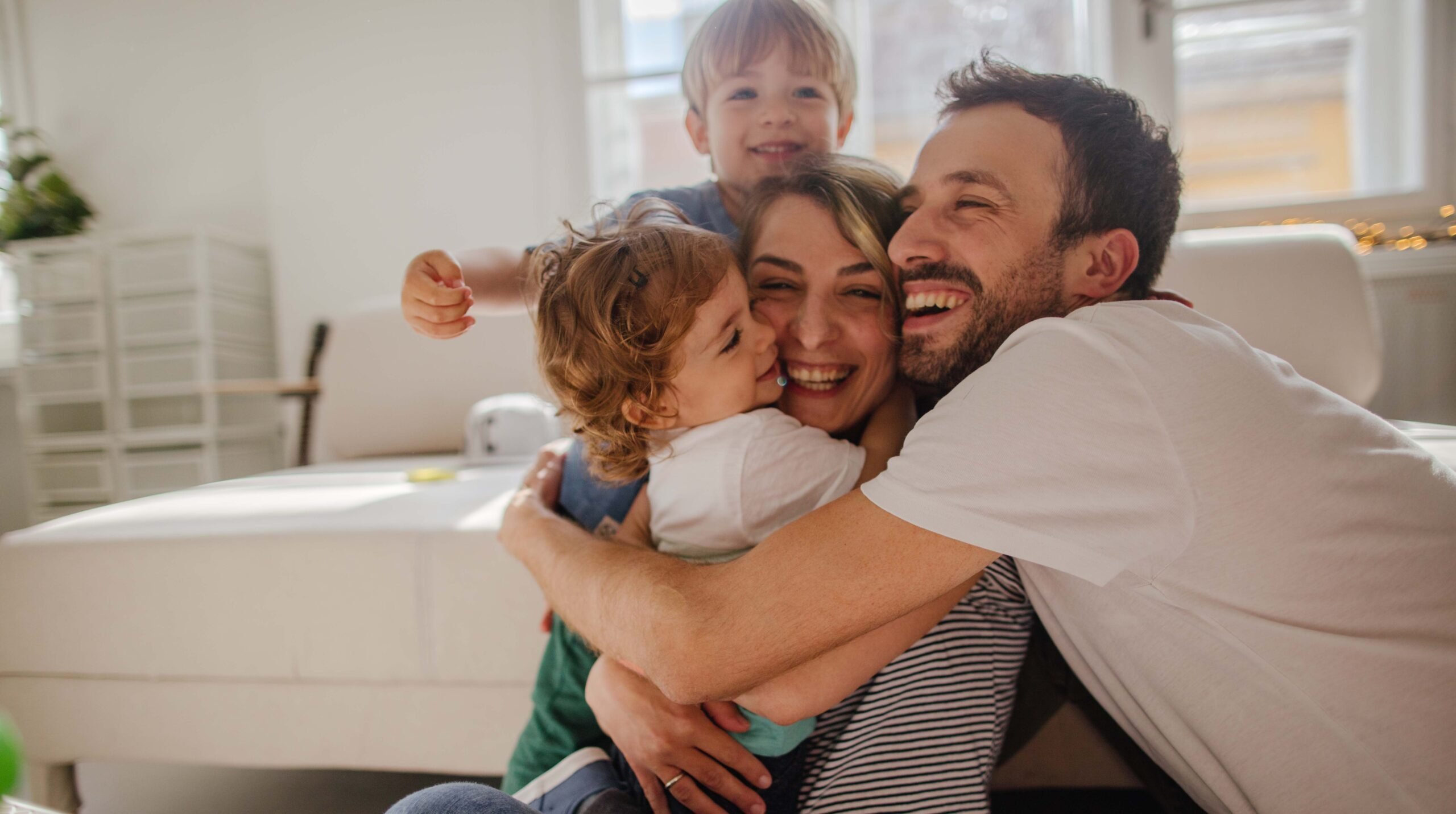 Family hug