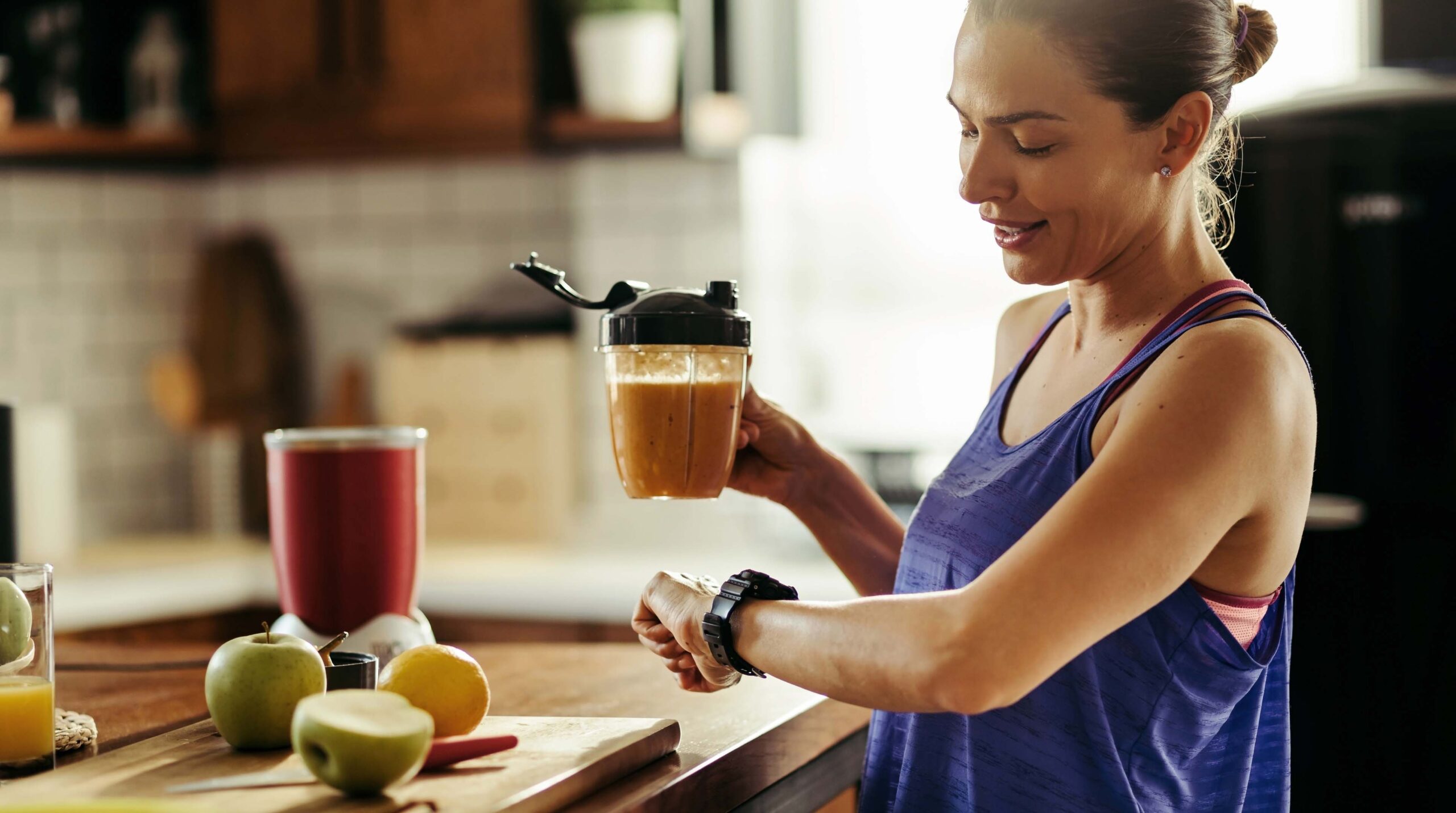 She is persistent in her healthy lifestyle!