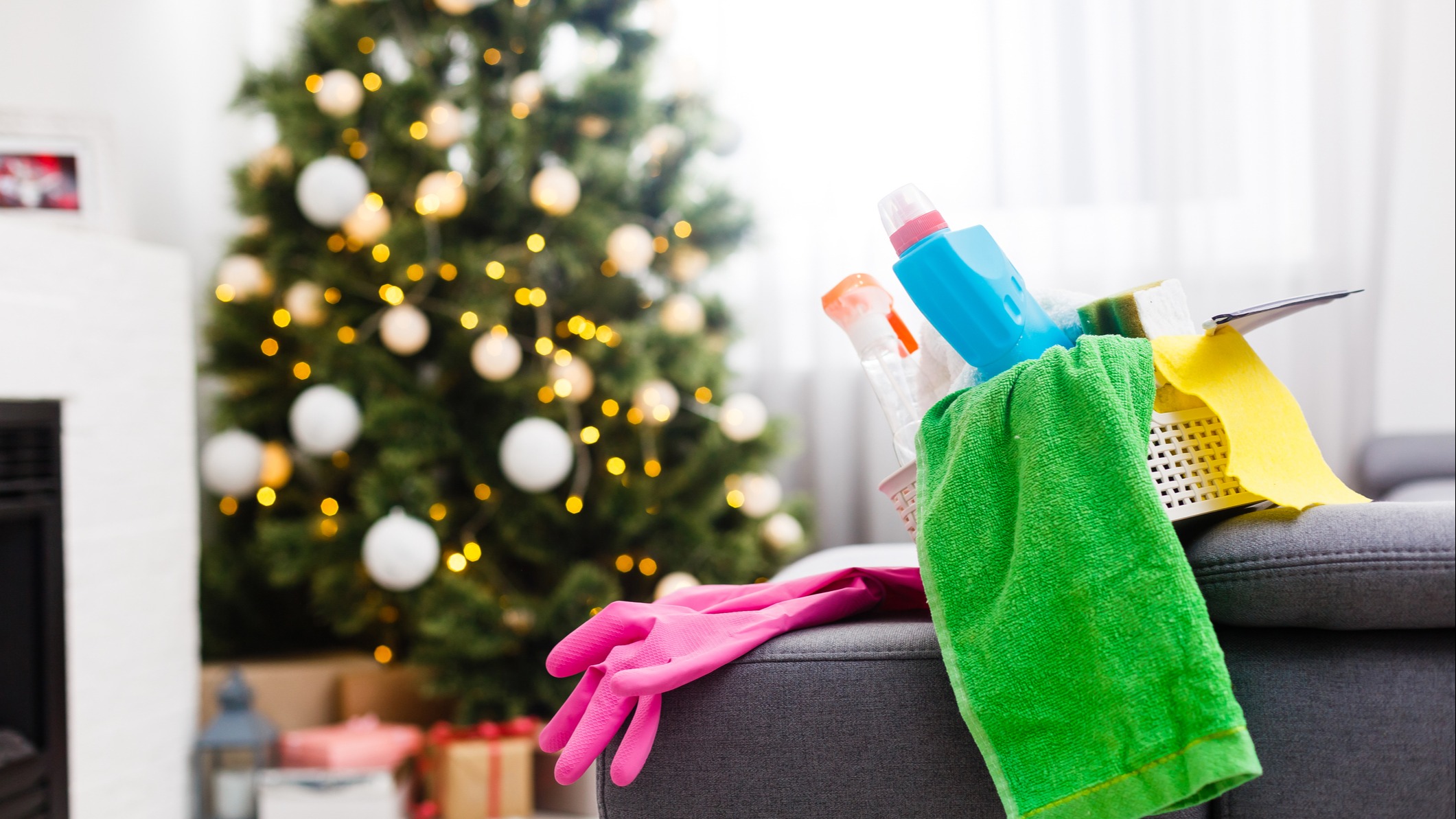 Cleaning up during the holidays