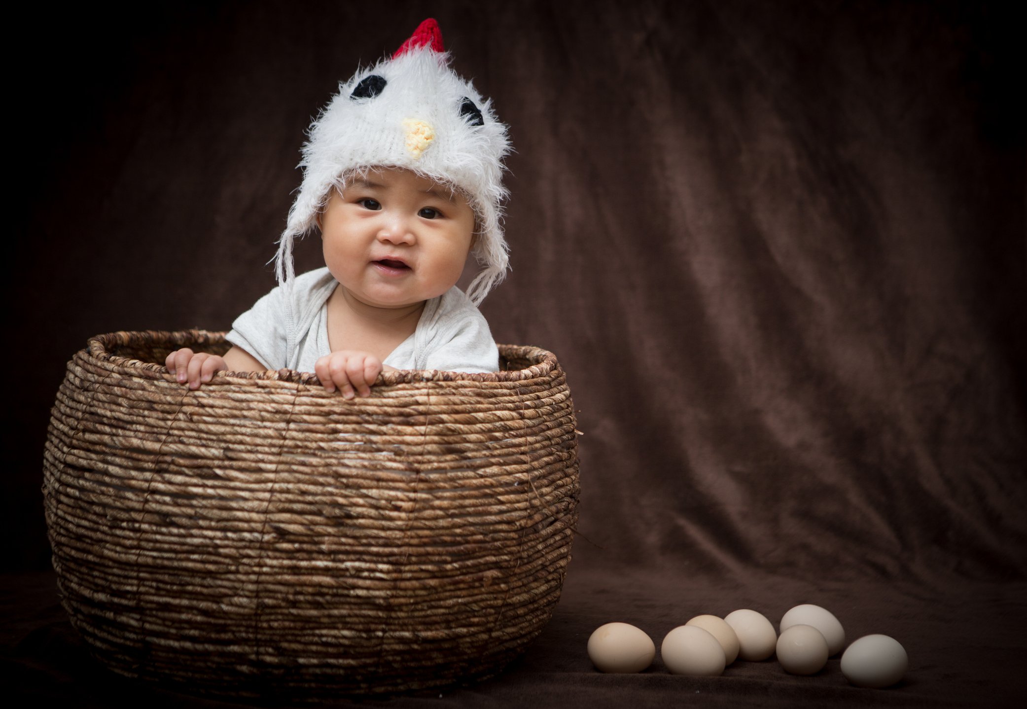 Baby in Costume like chick