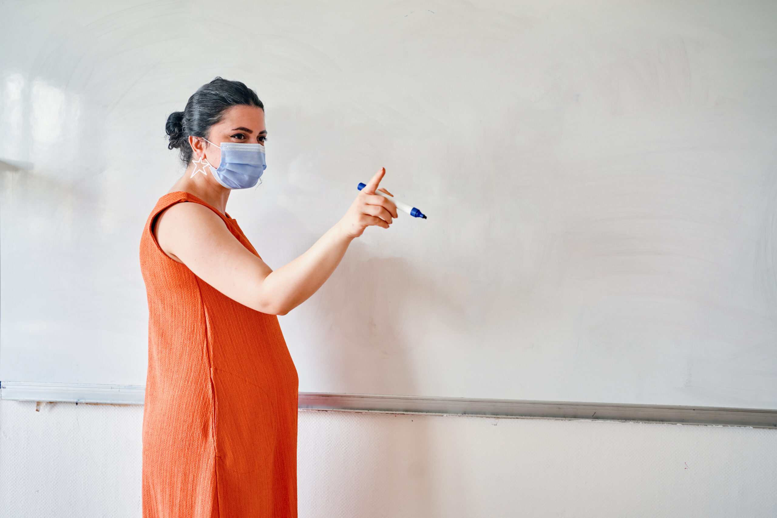 pregnant teacher