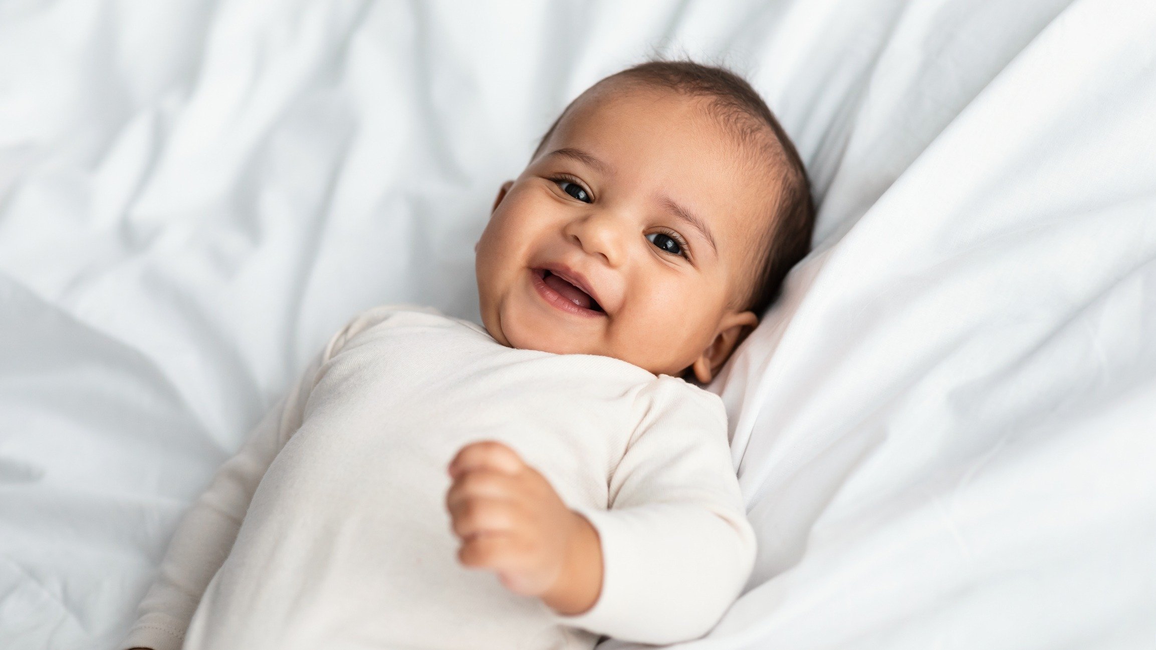 baby smiling