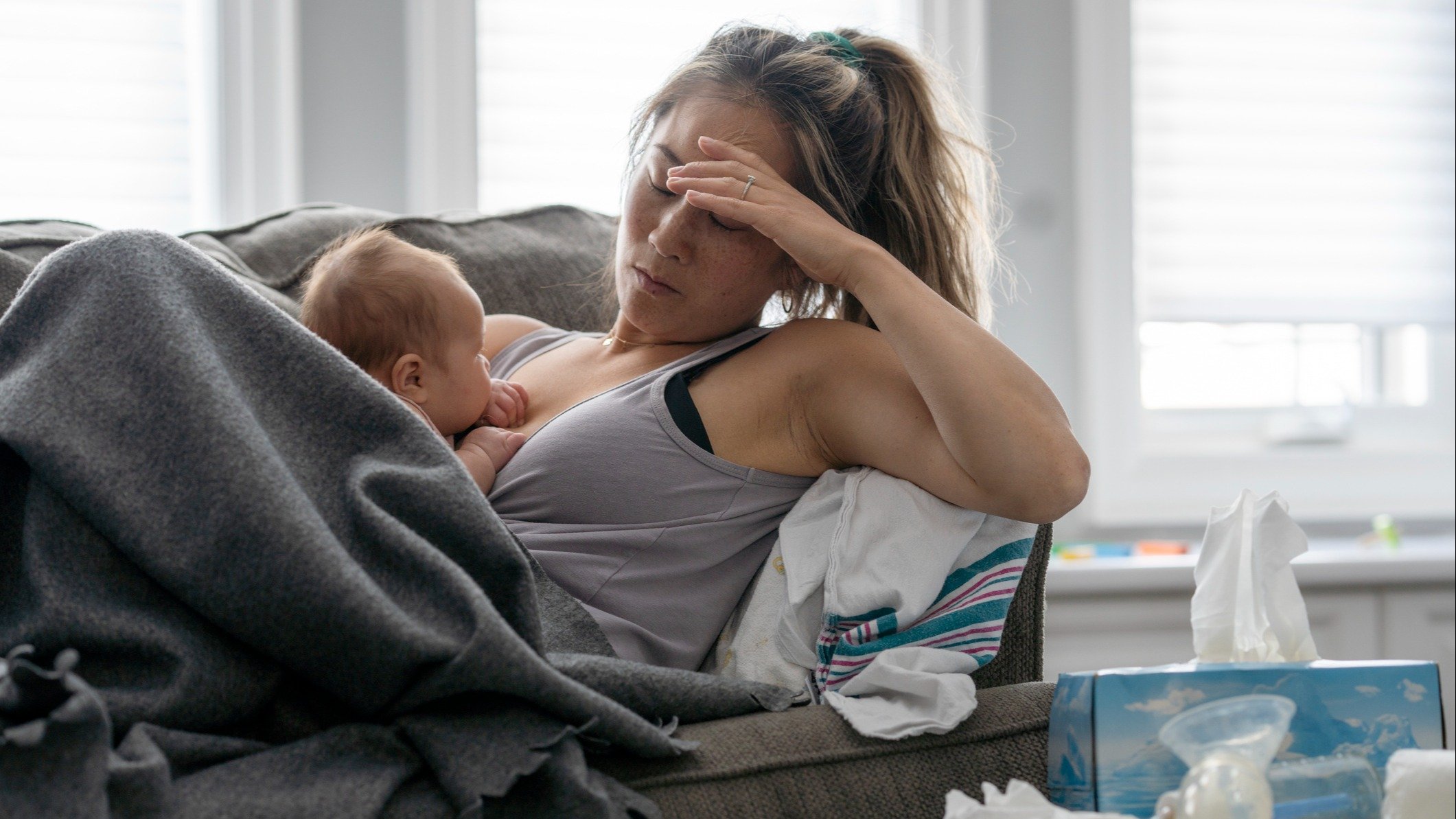 A tired mom