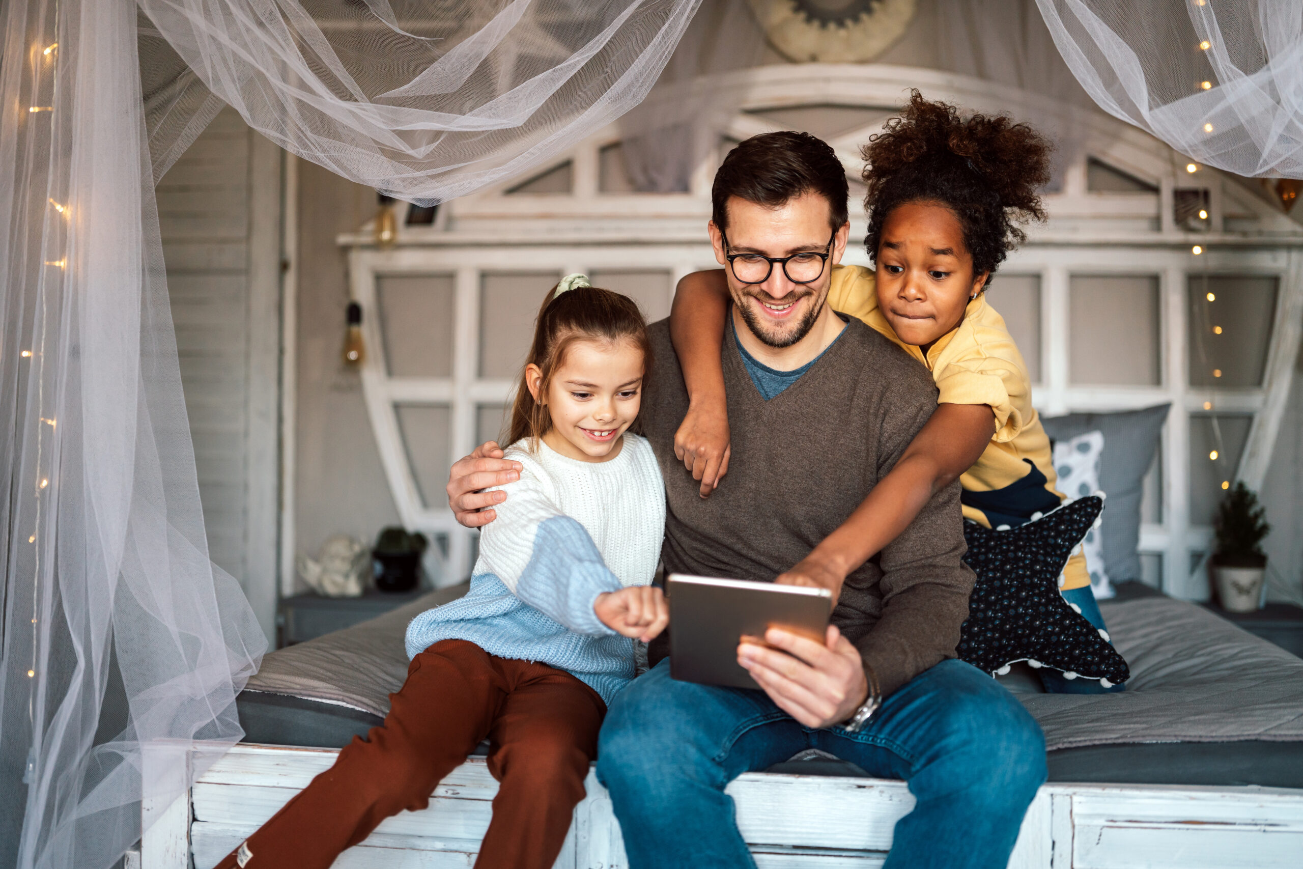 multiracial family