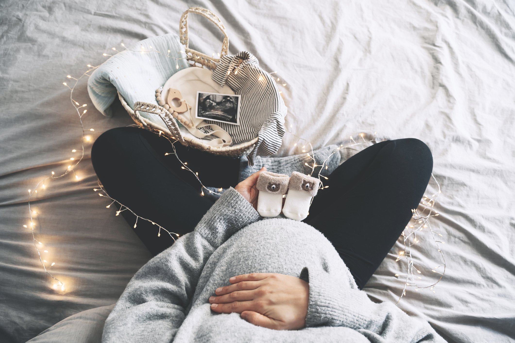 A pregnant woman