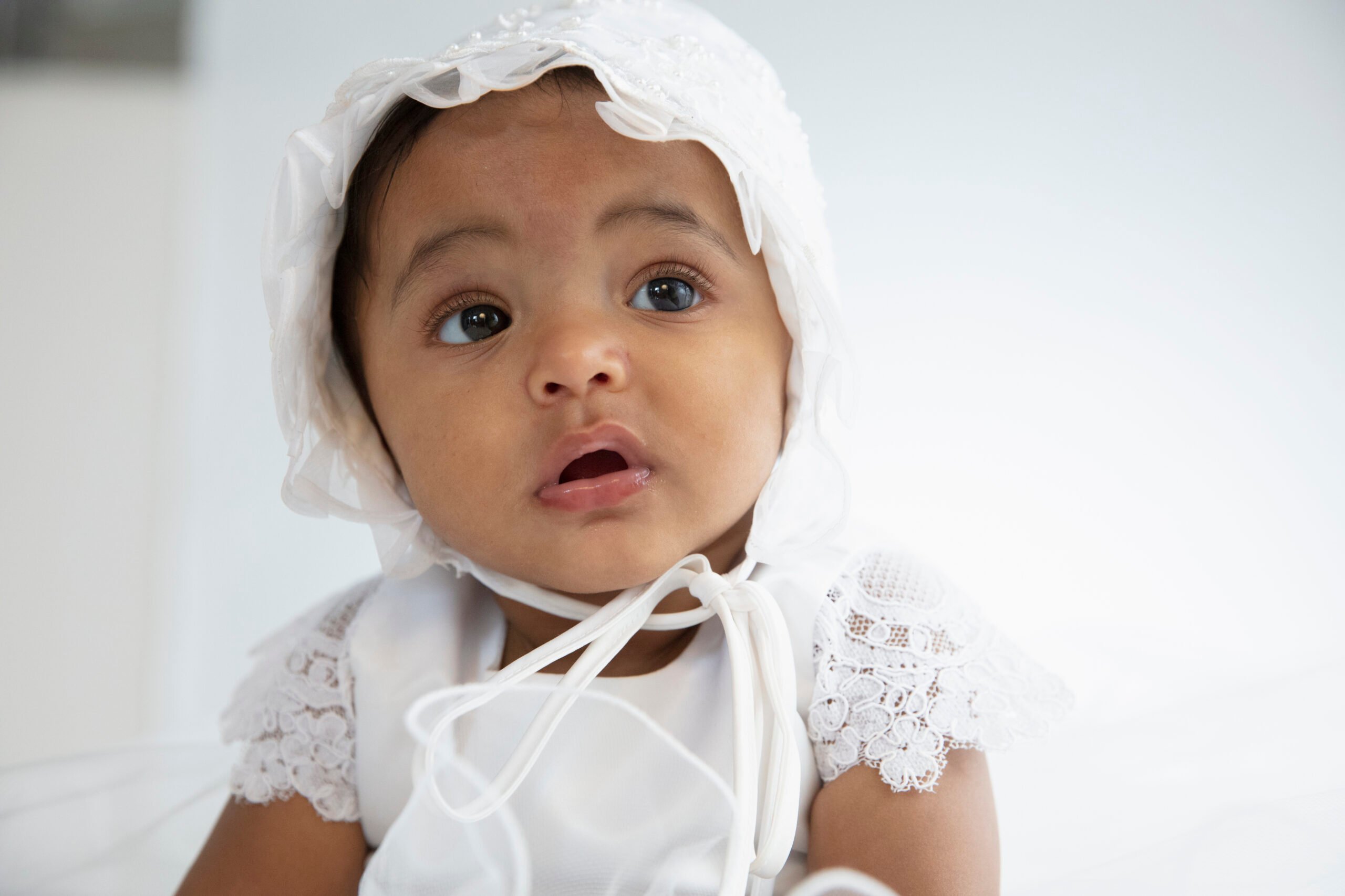 Portrait of baby with hat