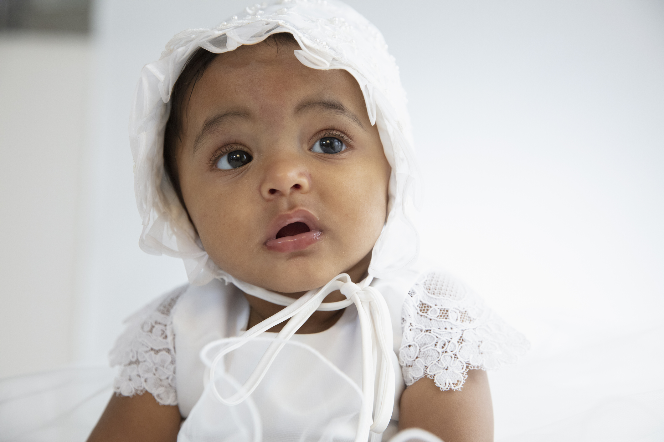 Portrait of baby with hat