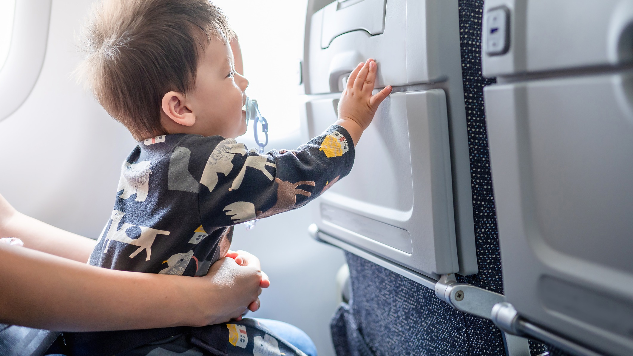 A baby on the plane
