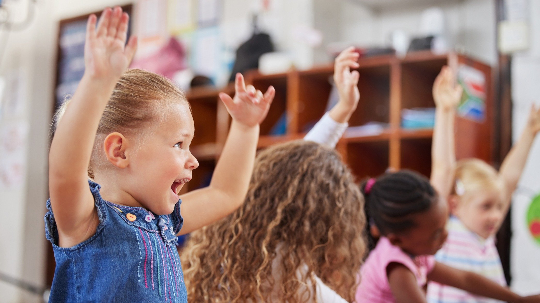 Kids at preschool