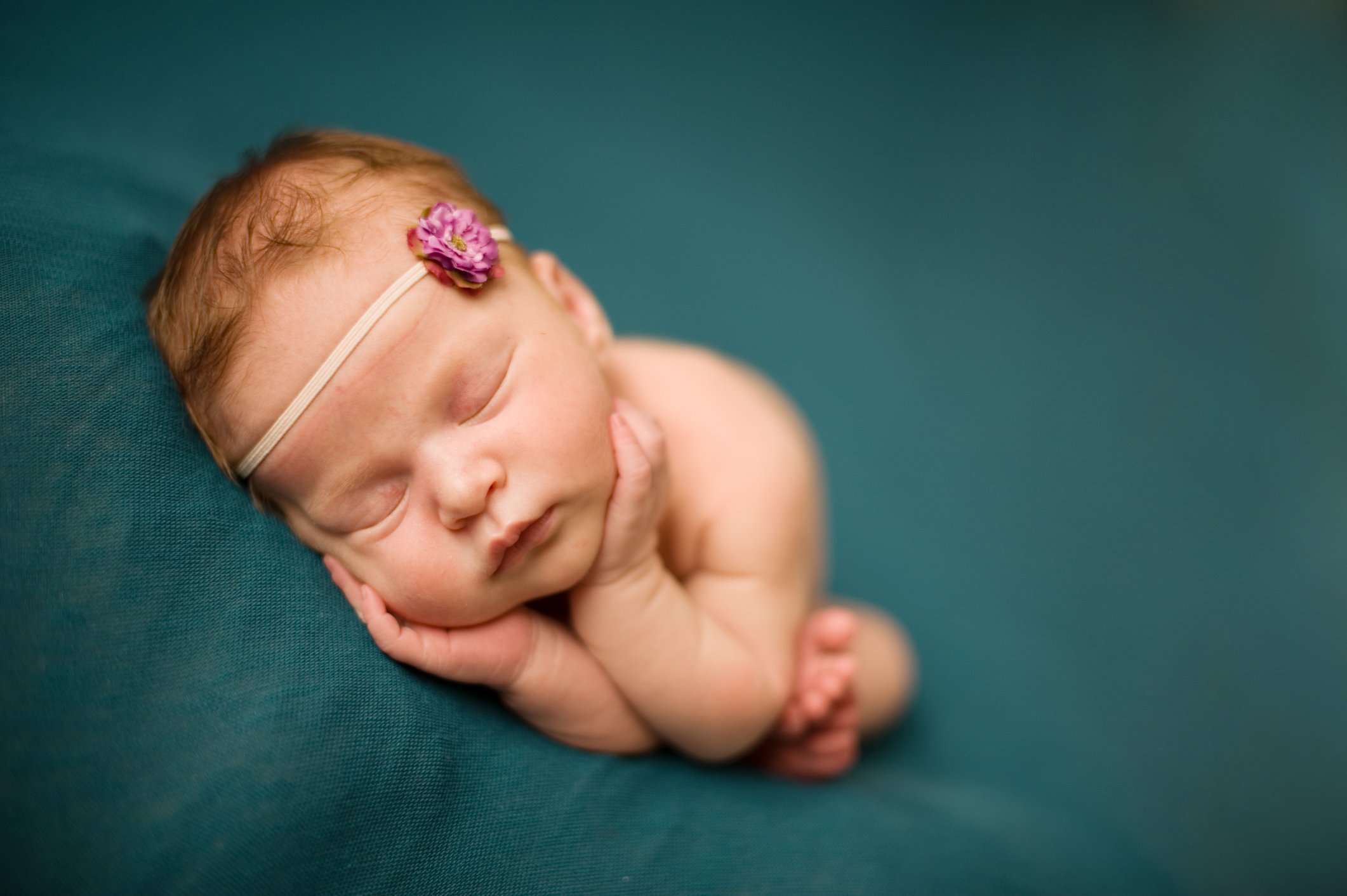 Sleeping Newborn Girl