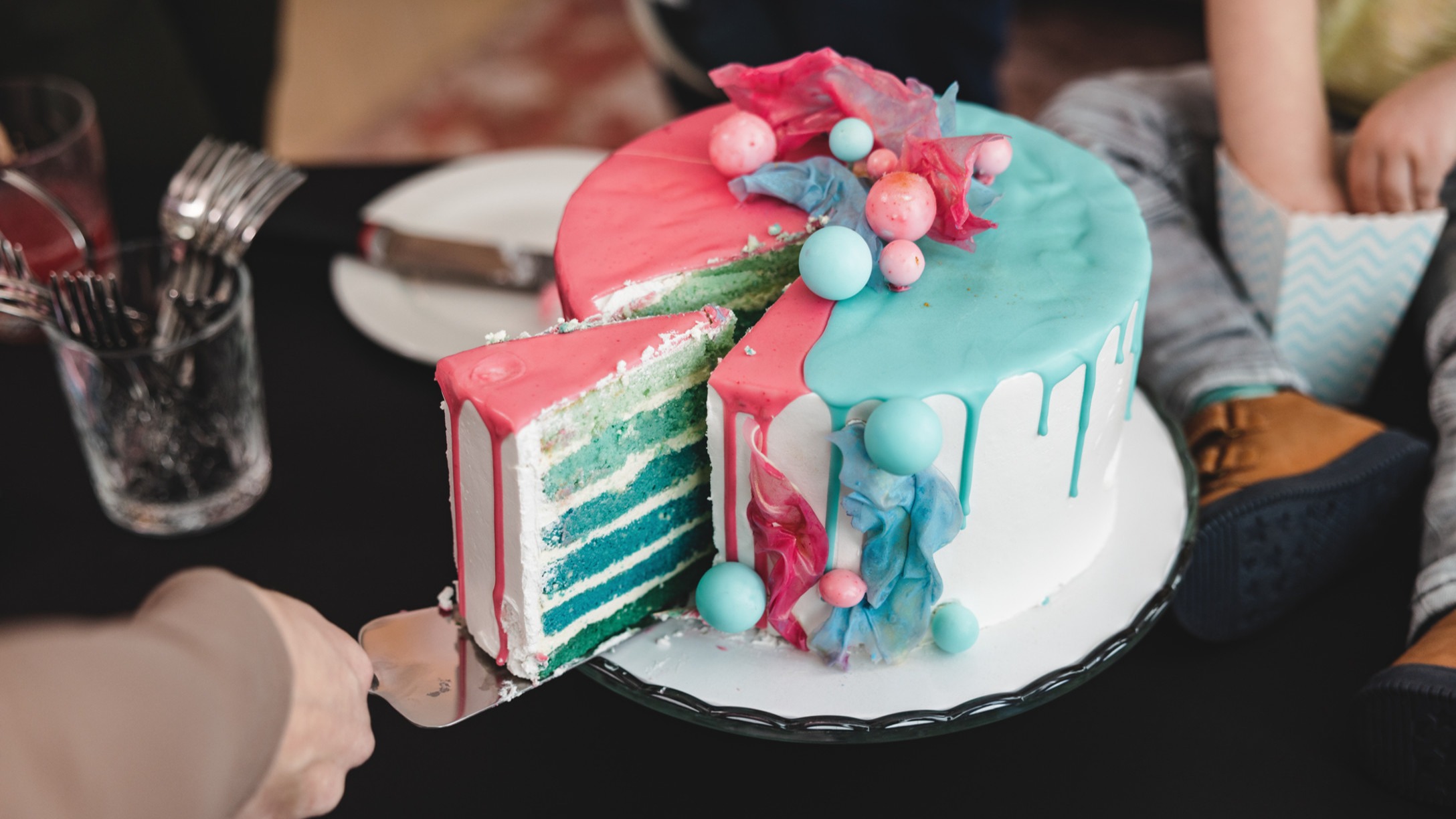 trans gender reveal party