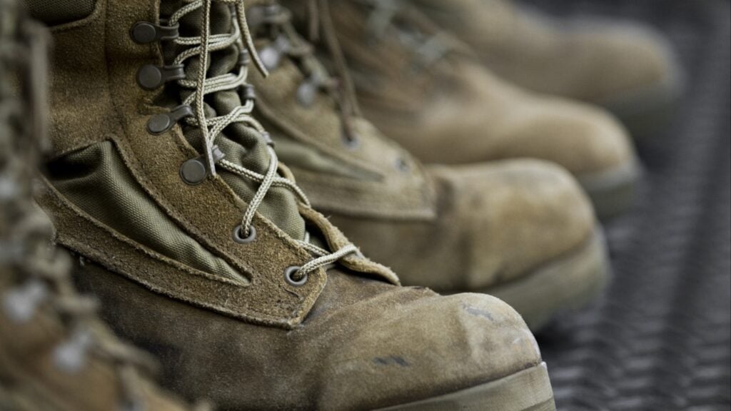 Military boots