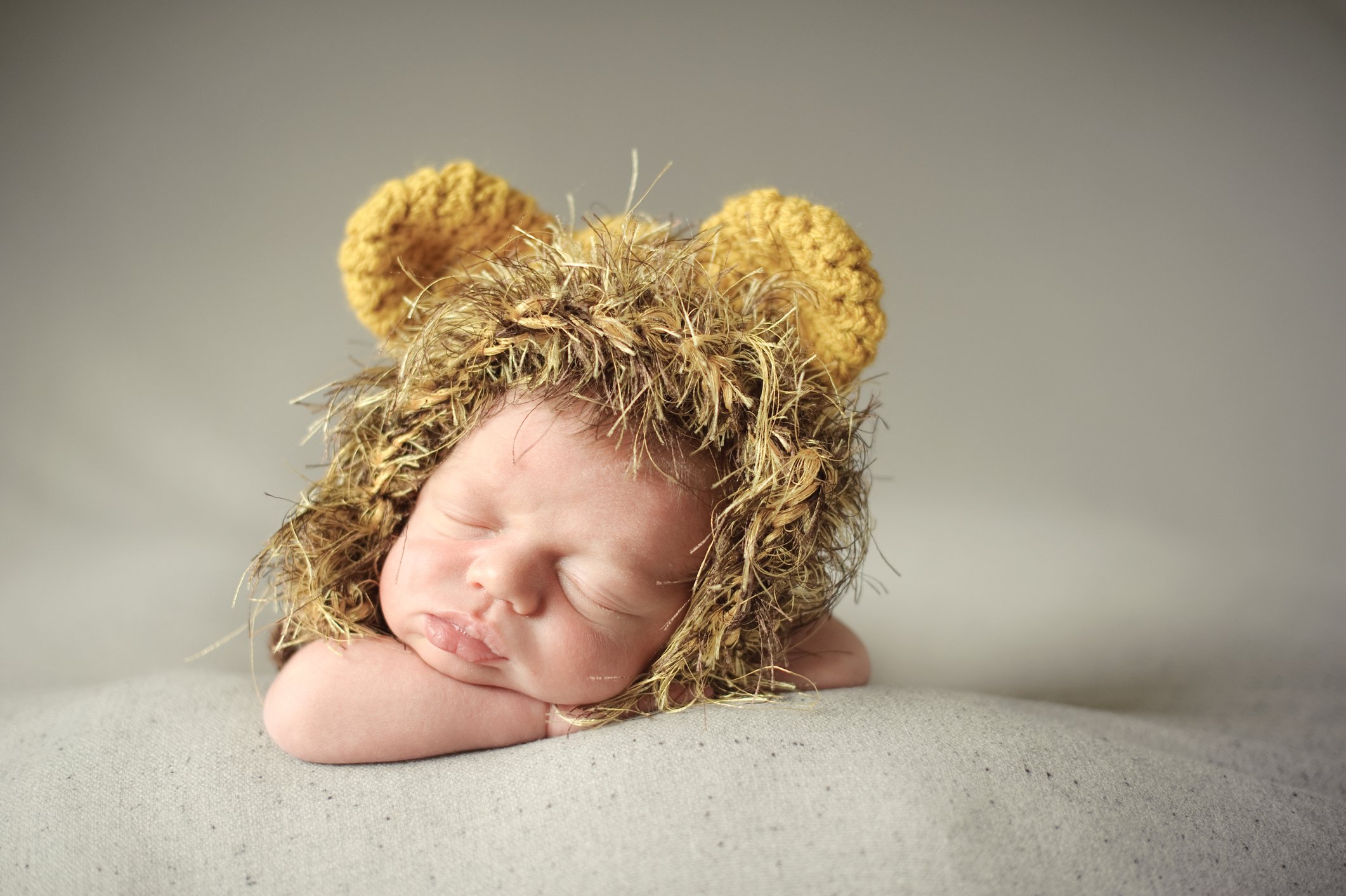Sleeping Newborn Boy