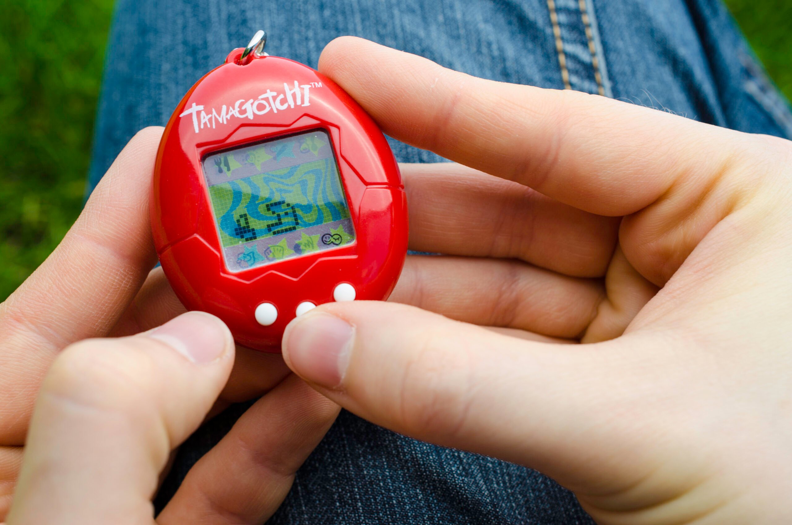 Feeding a Tamagotchi