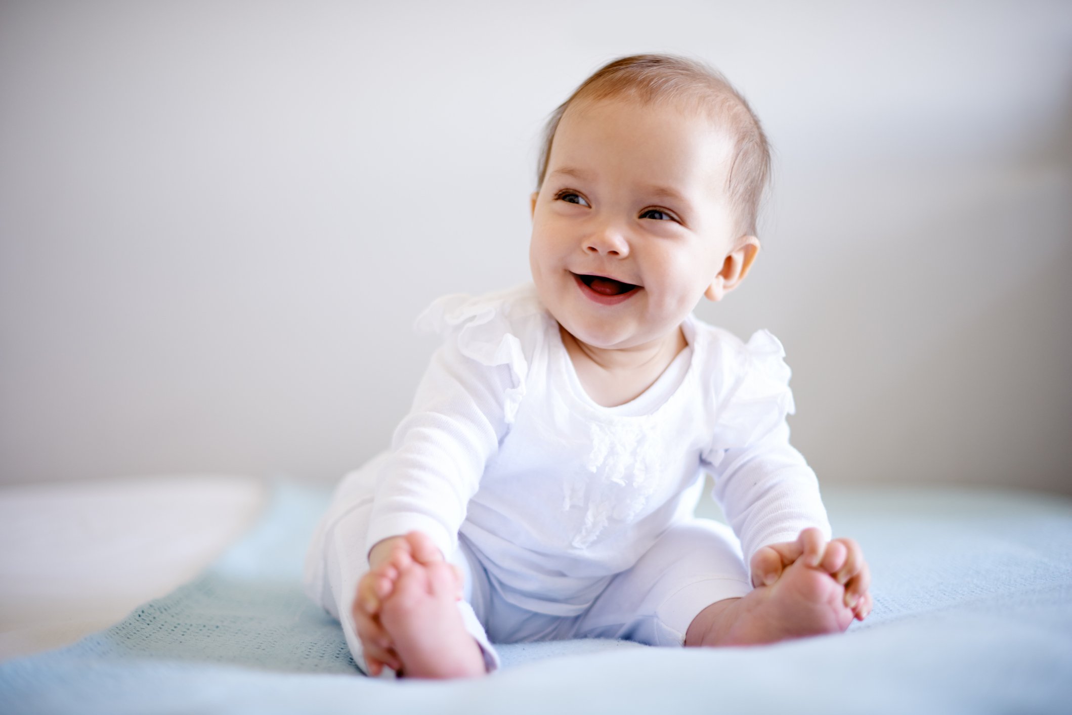 She's such a happy little one