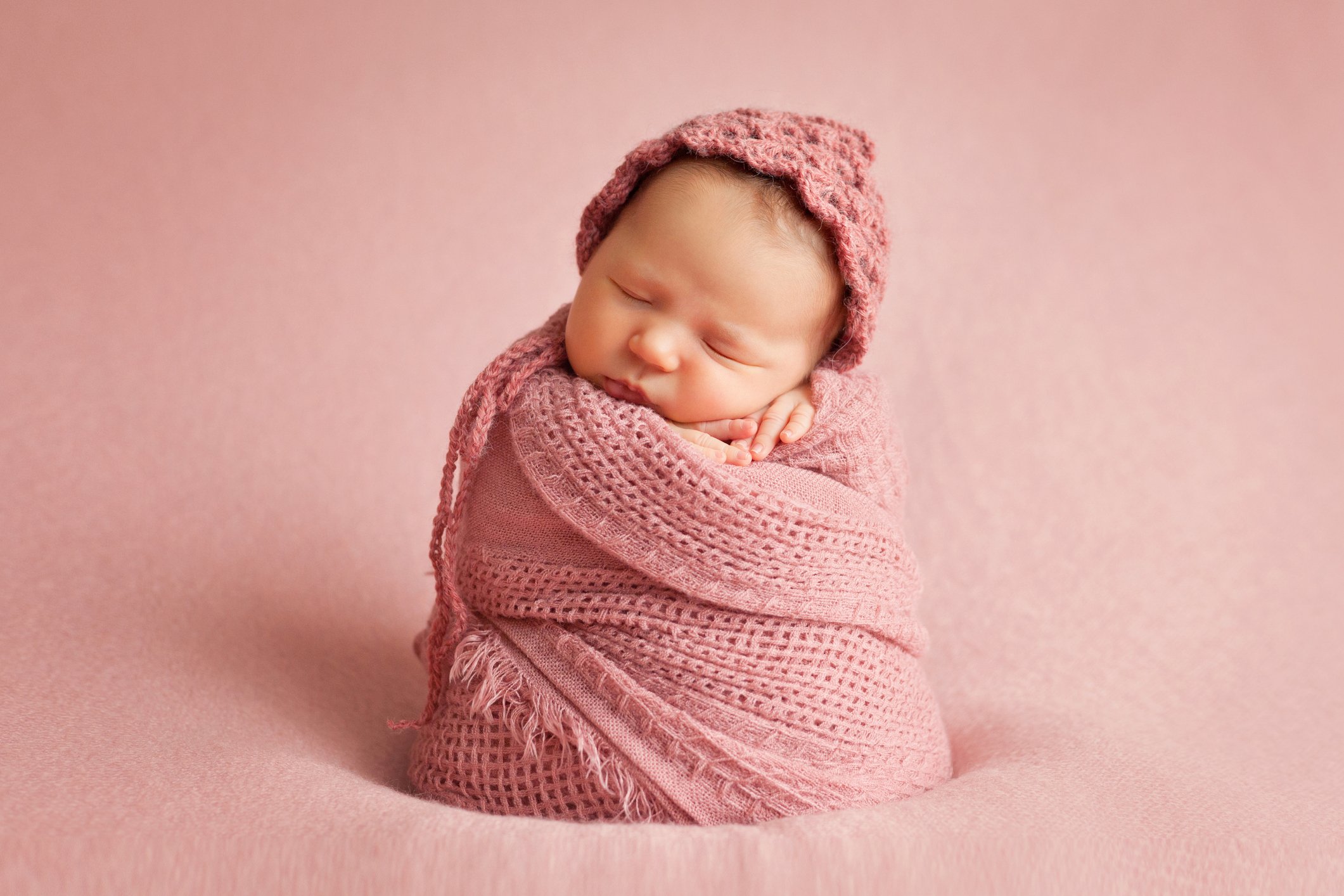 Newborn baby girl