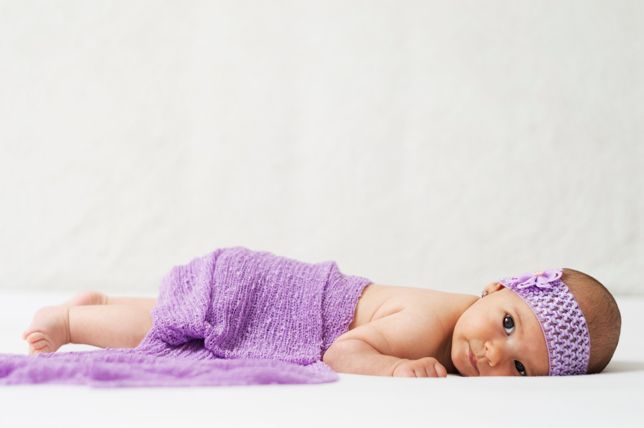 Beautiful newborn baby girl