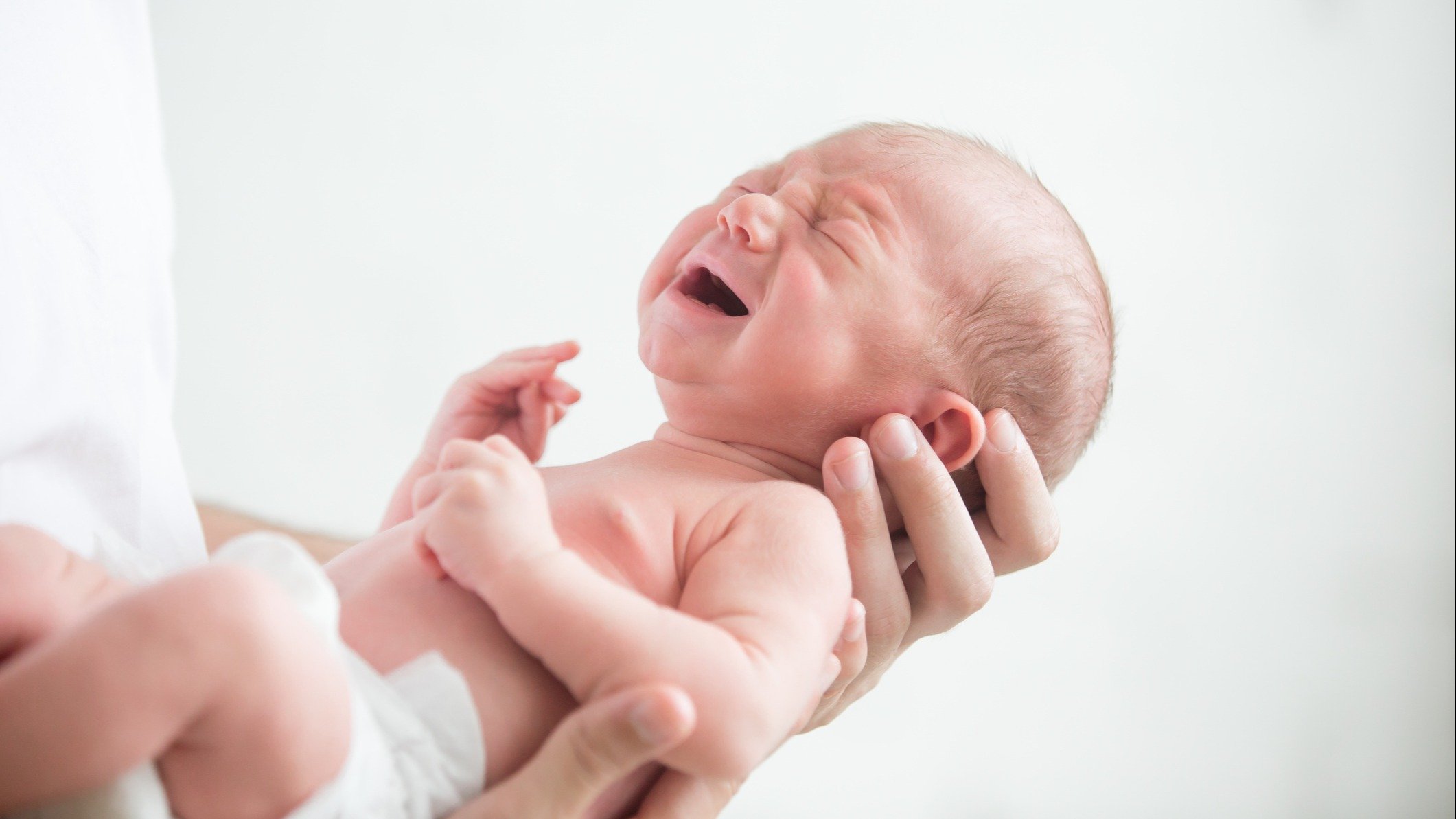 A baby crying