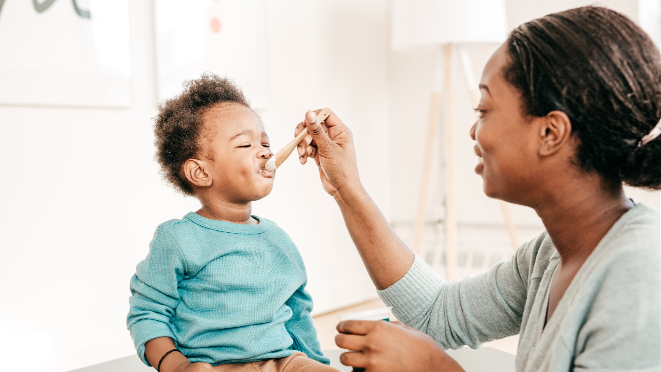 A child eating