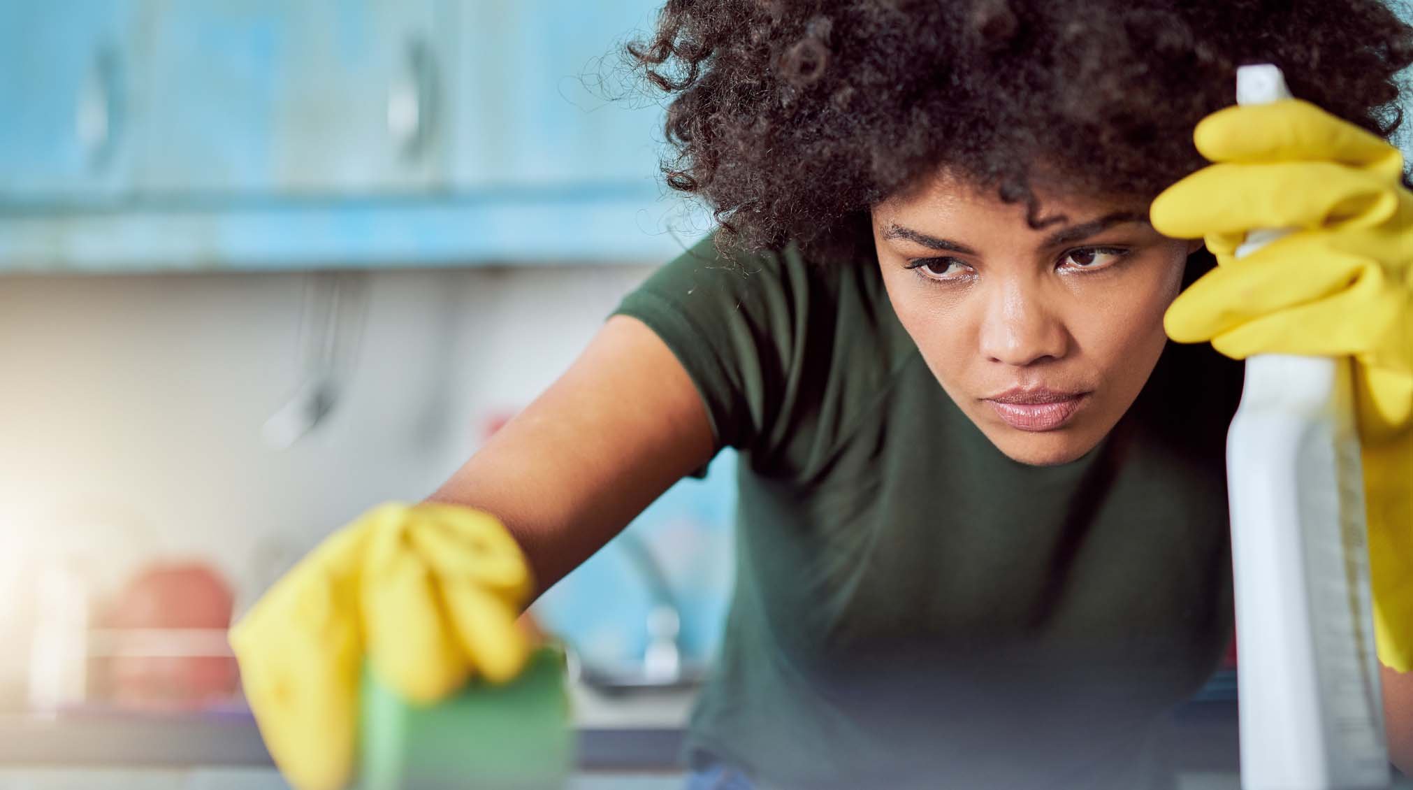It takes concentration to remove stains