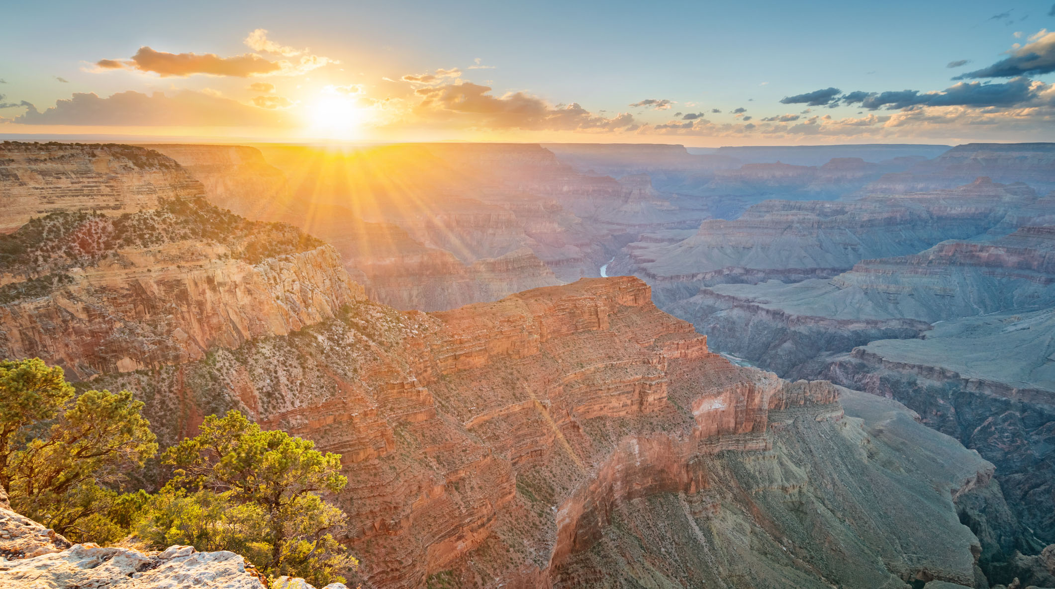 Sunset at Hopi Point Grand Canyon South Rim Arizona