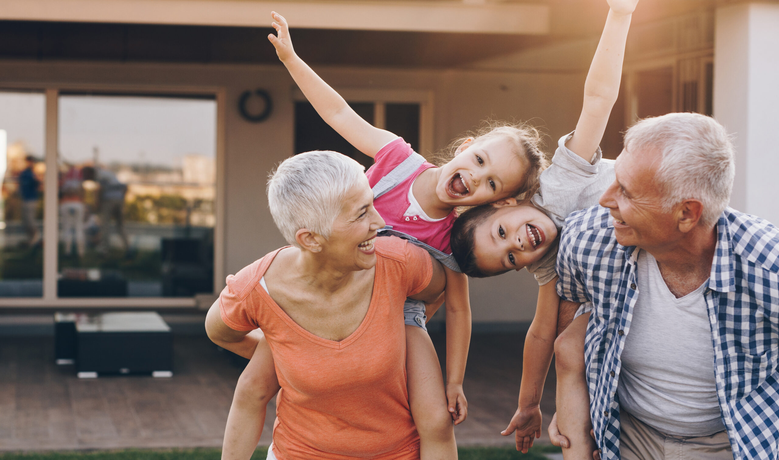 grandparents with kids