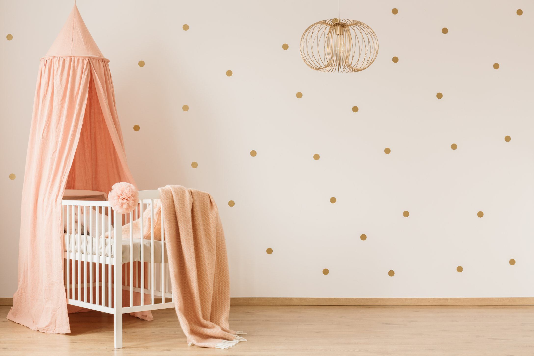 pink baby girl nursery