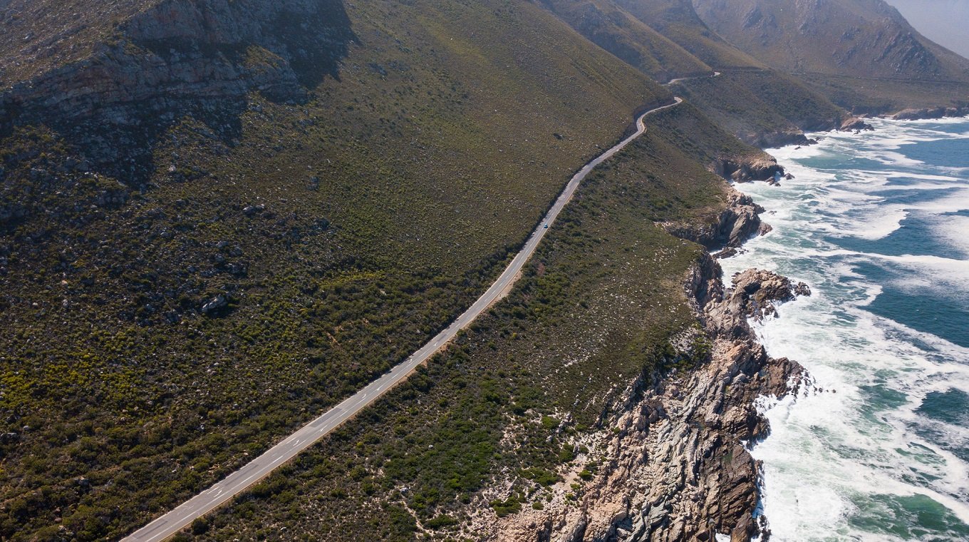 Rough coast near Cape Town