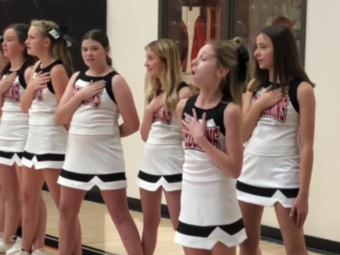 National anthem screenshot