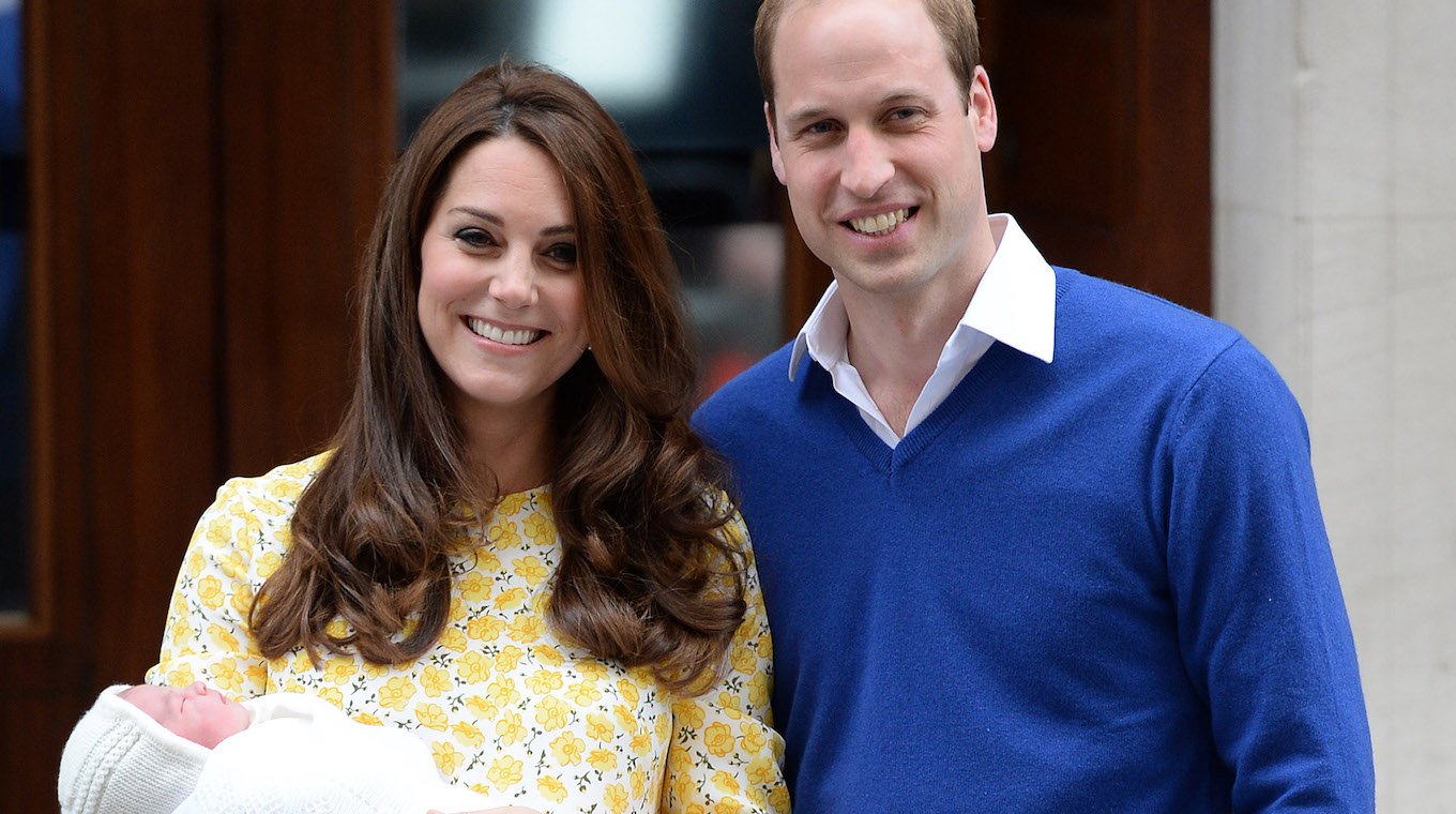 The Duke and Duchess of Cambridge leave the Lindo Wing with their newborn daughter