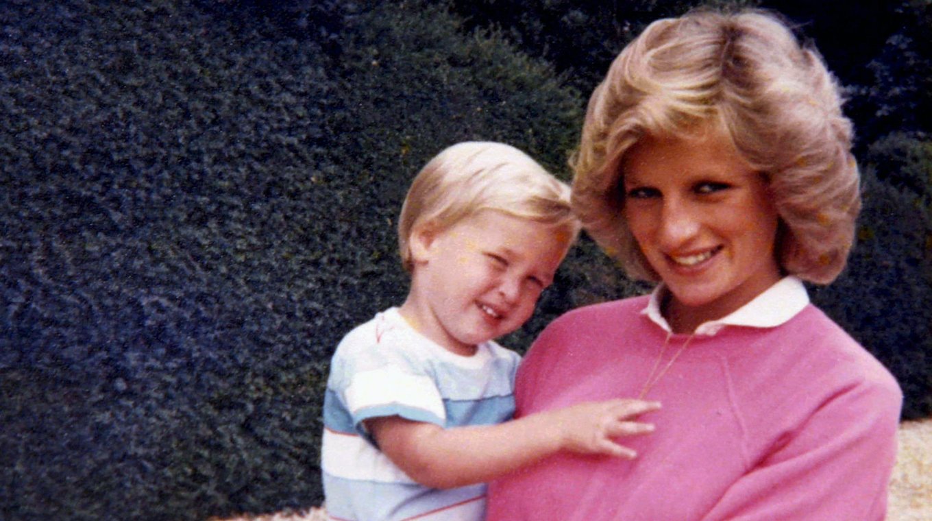 Britain's Prince William, the Duke of Cambridge, and Prince Harry are seen in an undated photo released by Kensington Palace