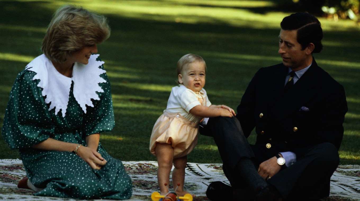 Prince William as a baby