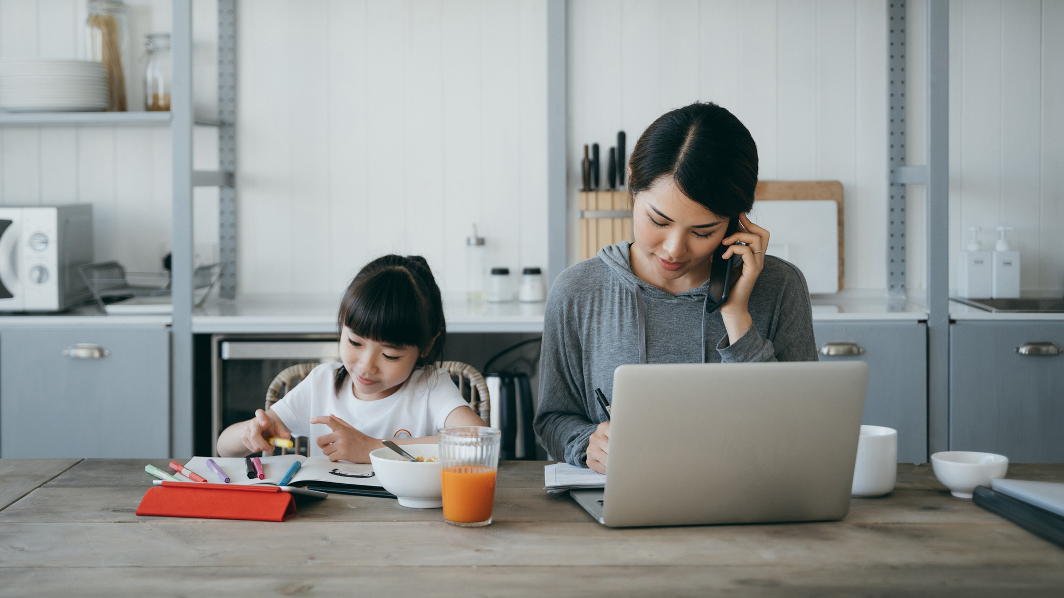 work from home with kids