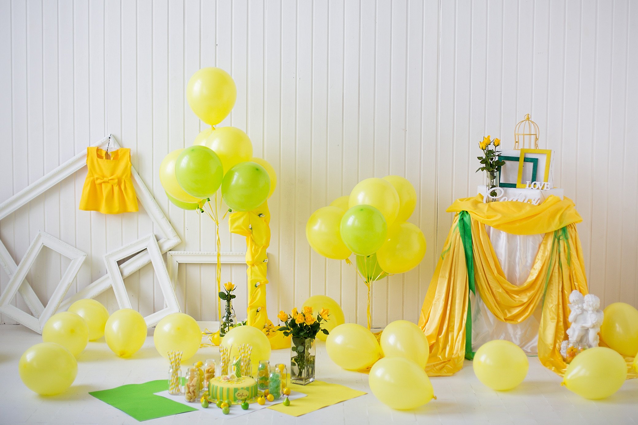 yellow-spring-baby-dress-birthday-springtime-baby-shower t20 NQnzP7