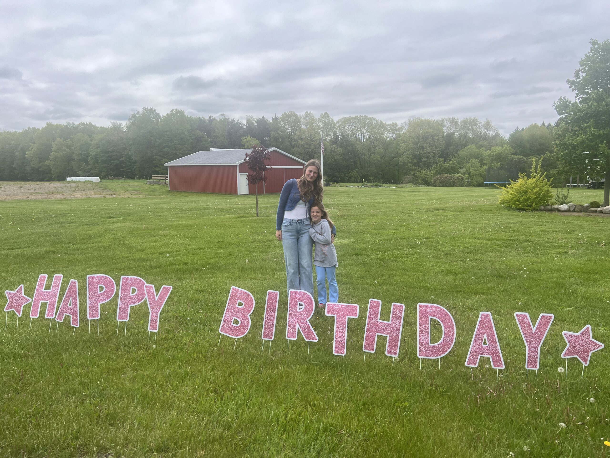 birthday yard sign