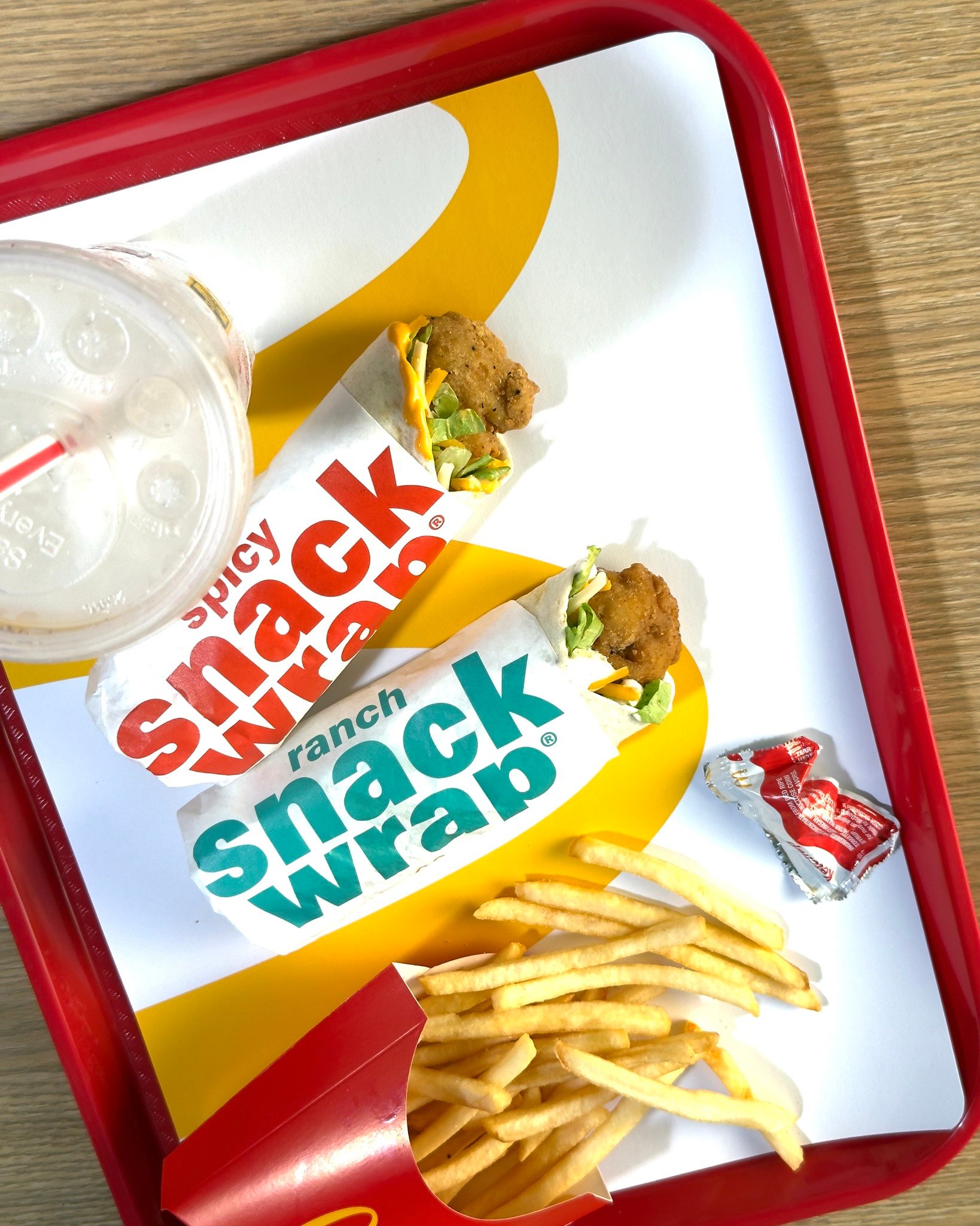 mcdonald's snack wrap