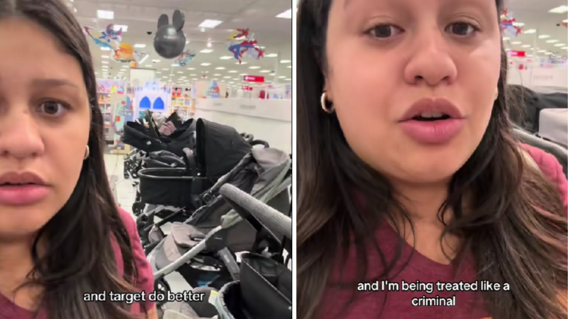Influencer Slams Target for Treating Her Like a 'Common Criminal' While Testing Strollers in Store