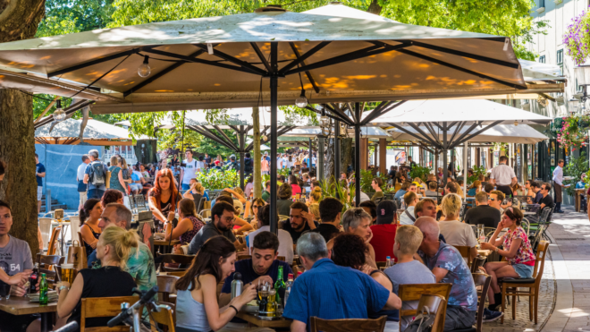 outdoor restaurant