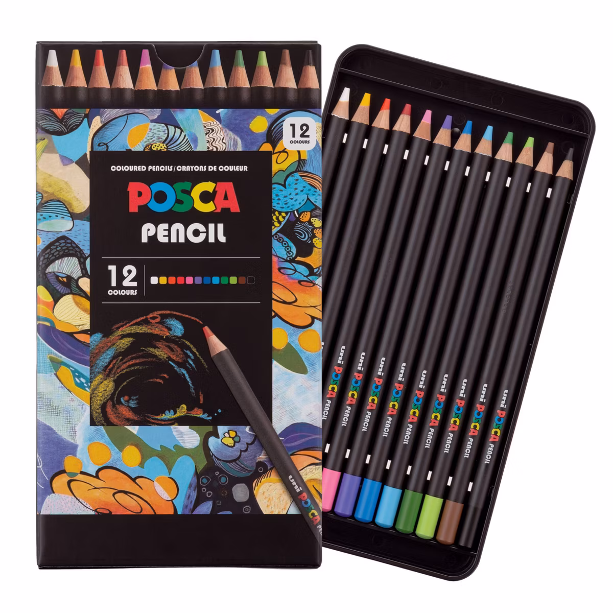 posca colored pencils